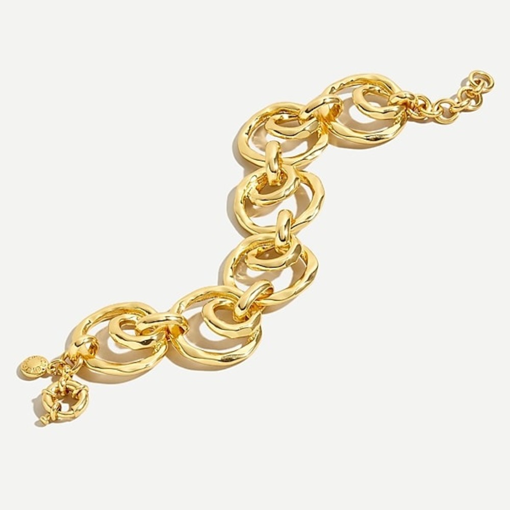 J CREW CHAIN BRACELET CHUCKY LOOPY   NWT 7”